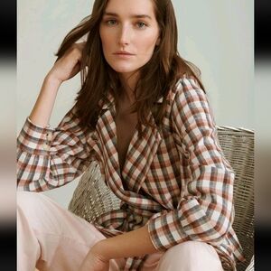 Veronica Beard Plaid Blazer - Plaid Wrap Blazer